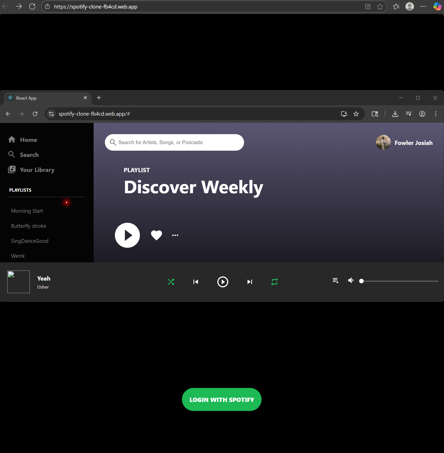 Spotify Clone